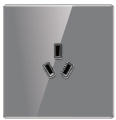 超薄亮面真玻璃 白灰系列